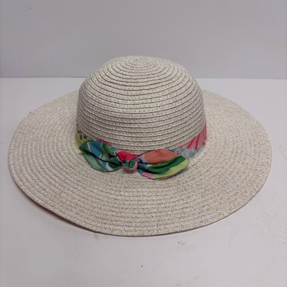 Target Other - Target Girls Cream Sun Hat with Colorful Floral Band